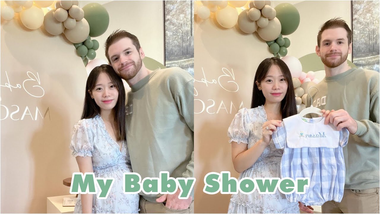 [ENG]🇰🇷🇺🇸 베이비샤워 VLOG | 미국 Baby Shower에선 어떤 걸 할까~? 🎈
