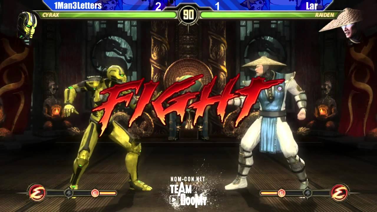 DoC13 MK9 Tournament Lar Cyrax vs 1man3letters Raiden