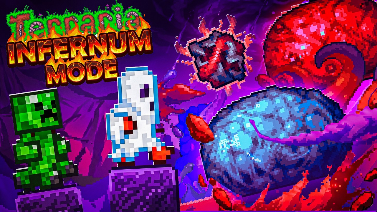 terraria but calamity infernum is TOO EZ