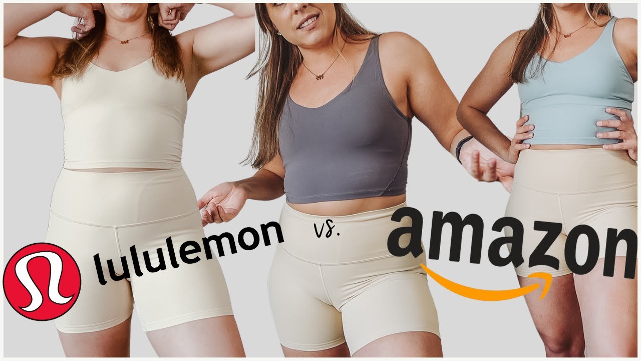 Lululemon Align vs Amazon - The Battle of the Tanks!!  #lululemon #amazonfinds #amazon