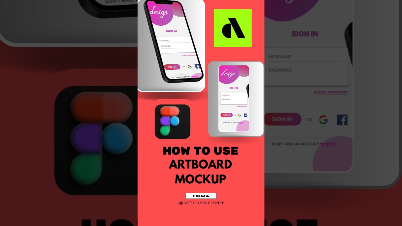 How to use artboard Mockup in figma 