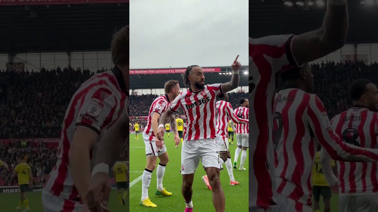 🕺 The celebration from Sorba! 🔥 #stokecity #shorts #football #goal #efl