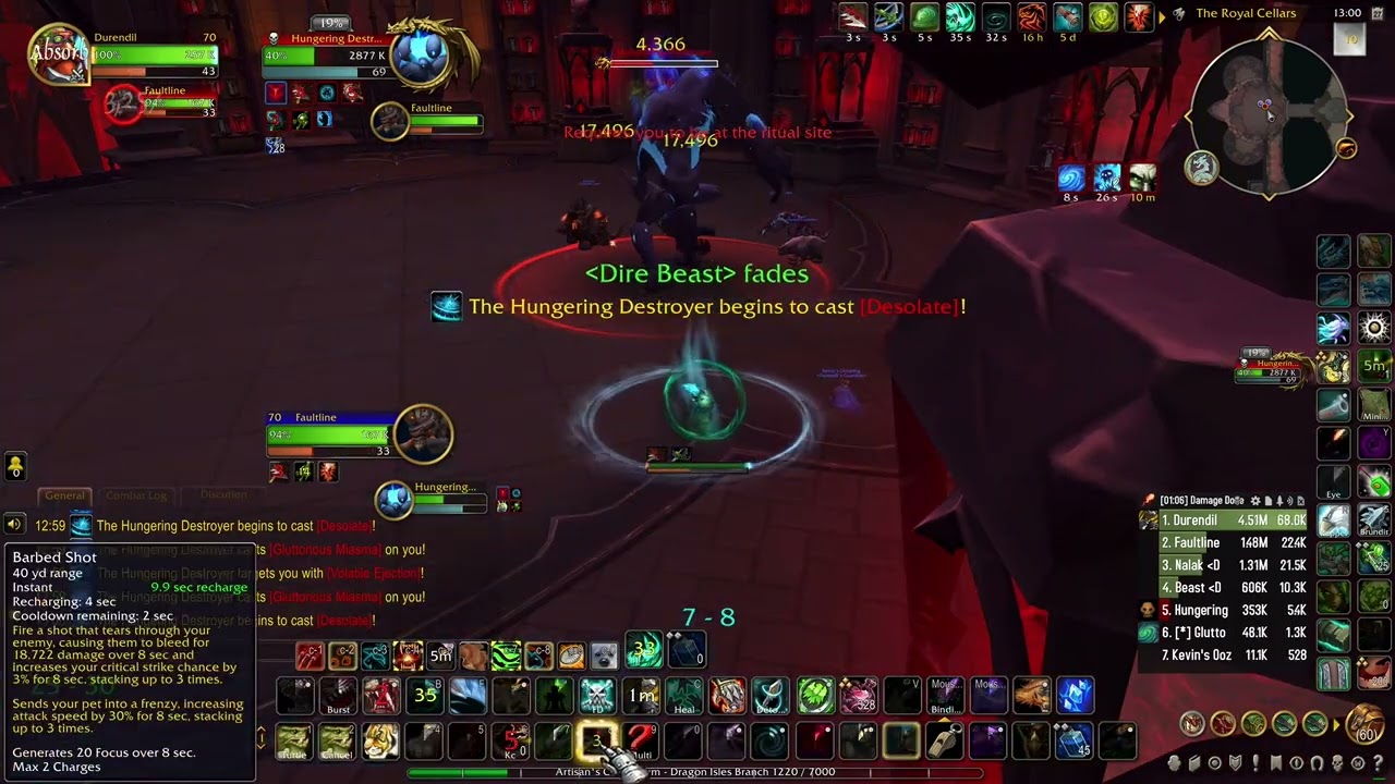 Hunter solo - Durendil vs Hungering Destroyer (normal strat)
