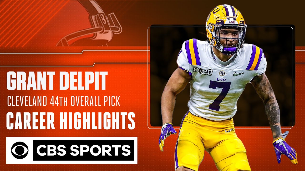 Grant Delpit: LSU Career Highlights for the Browns' 2nd Round Pick | SEC on CBS