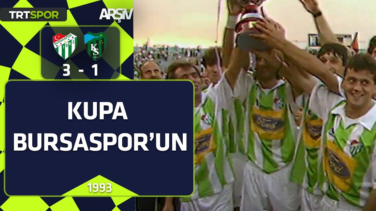 Bursaspor - Kocaelispor: 3-1 (1993) | Kupa Kocaeli'yi yenen Bursaspor'un