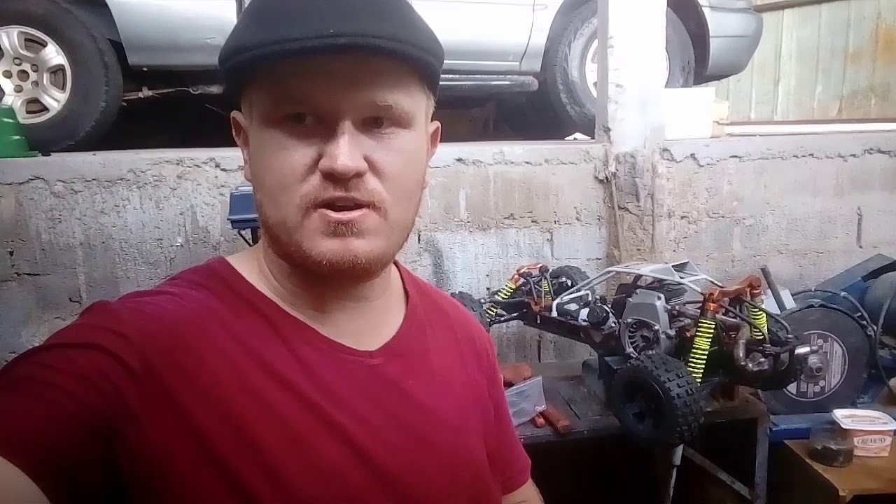 Automodelo baja recoig novo e regulagem do carburador