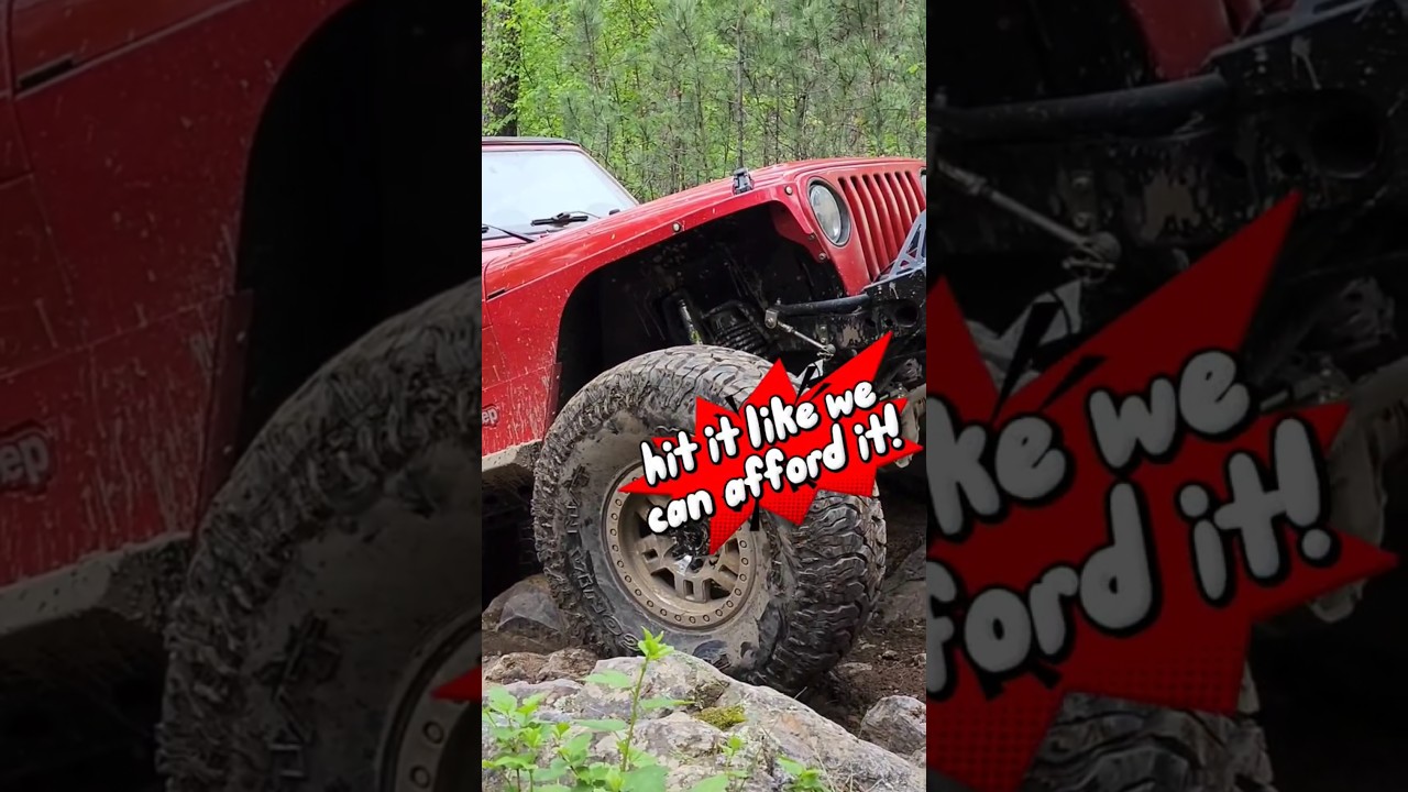 hit it like we can afford it ✨️👌 #jeeplj #tonsand40s #jeeplife