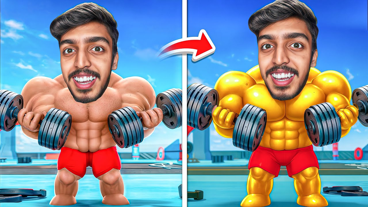 Upgrading To Be The STRONGEST MAN In Roblox Gym Star Simulator !