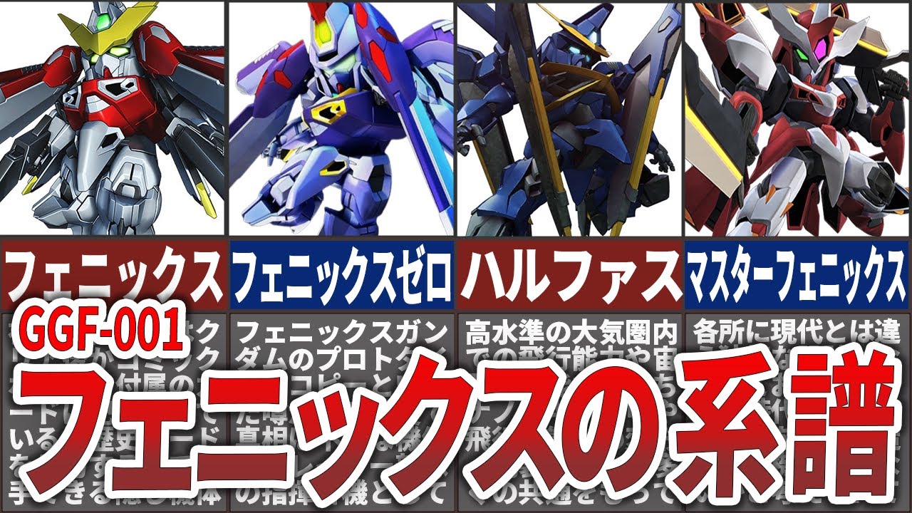 【Gジェネレーション】最初は特典だった！？フェニックスガンダムの系譜