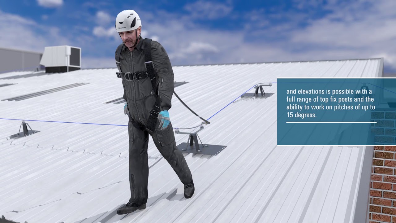 Worksecure: a permanently installed horizontal lifeline suitable for work restraint or fall arrest