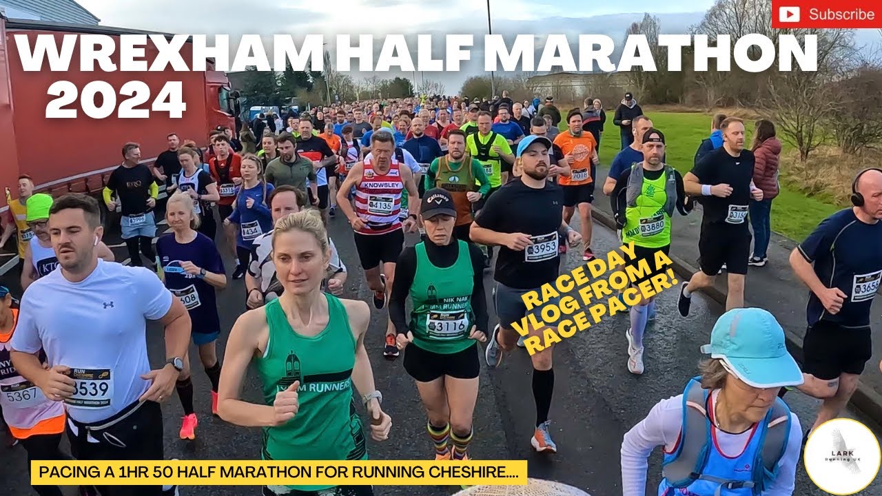 WREXHAM Village Bakery HALF Marathon 2024: RACE Day Vlog