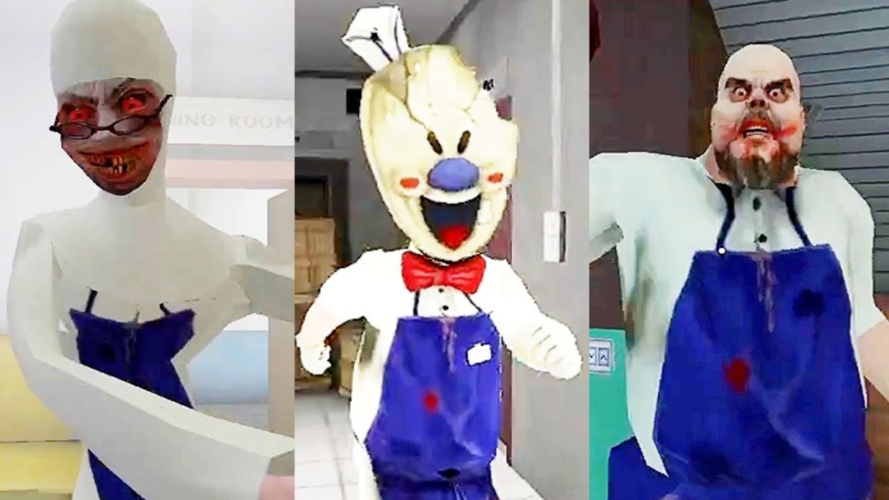 Mr Meat 2 & Evil Nun In Ice Scream 6 Atmosphere Vs Ice Scream 6 | Mr Meat 2 And Evil Nun Mod