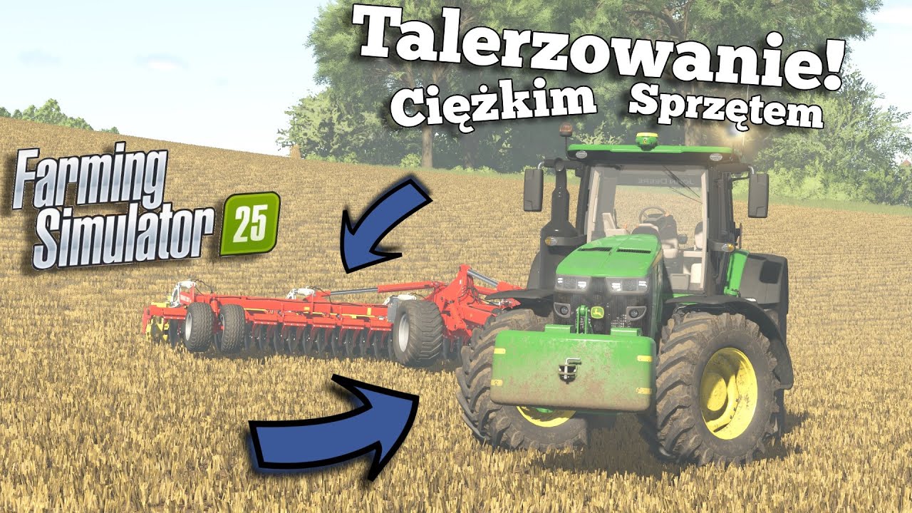 🔥TALERZOWANIE CIĘŻKIM SPRZĘTEM😱JD 8400R & Pöttinger TerraDisc 10001T🚜 Let's Play #1👀FS25🚜