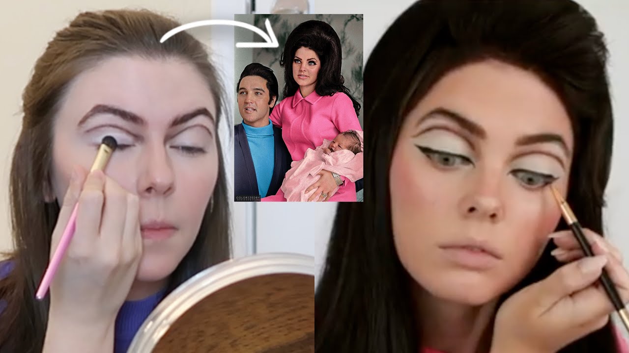 I Tried Following a Priscilla Presley Makeup Tutorial