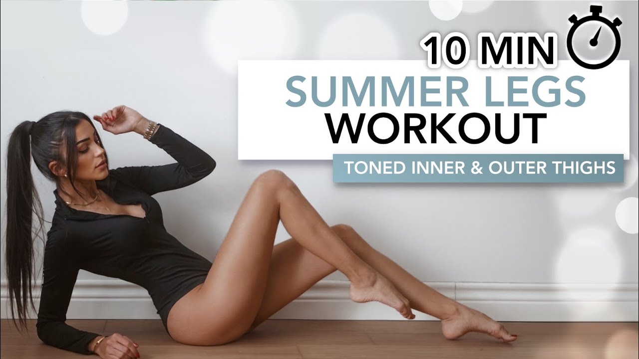 10 MIN SUMMER LEGS WORKOUT | Тонированные и стройные ноги, как у модели | Eylem Abaci