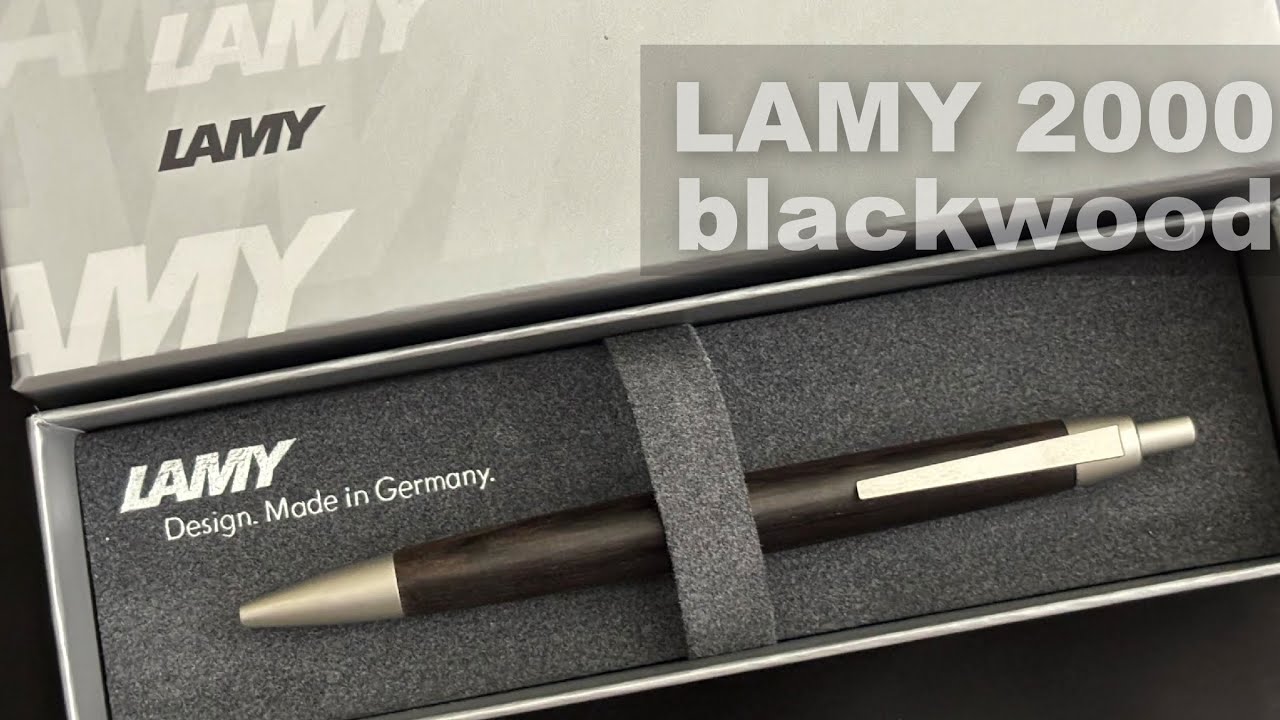 LAMY 2000 blackwood×JETSTREAM｜ラミー2000 ブラックウッド（L203）ボールペン