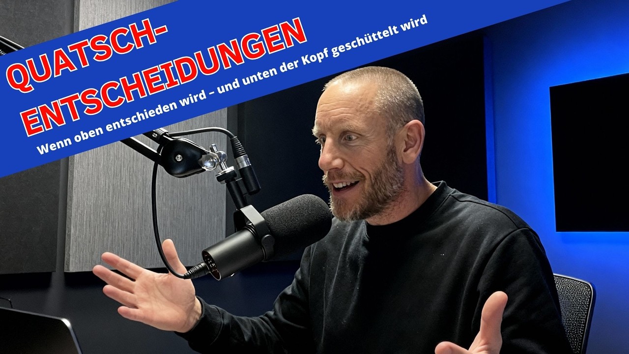 Quatsch-Entscheidungen: Wenn oben entschieden wird – und unten der Kopf geschüttelt wird