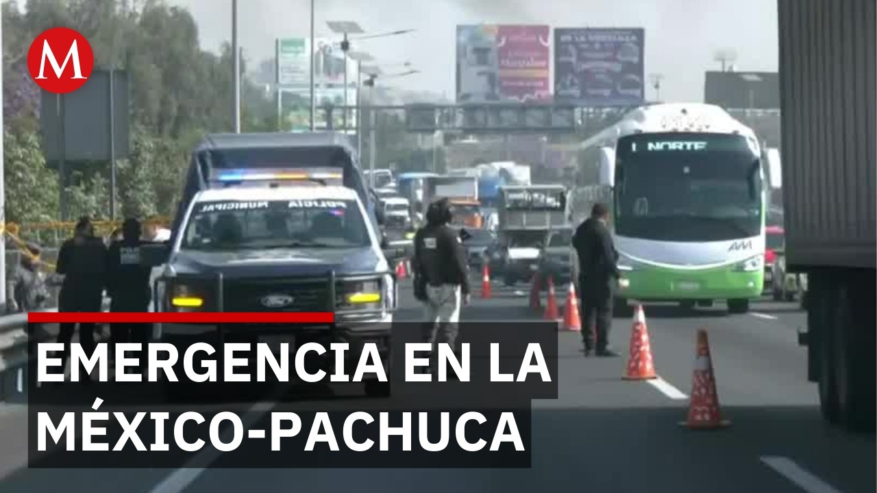 Hallan a hombre muerto en la México-Pachuca, Edomex