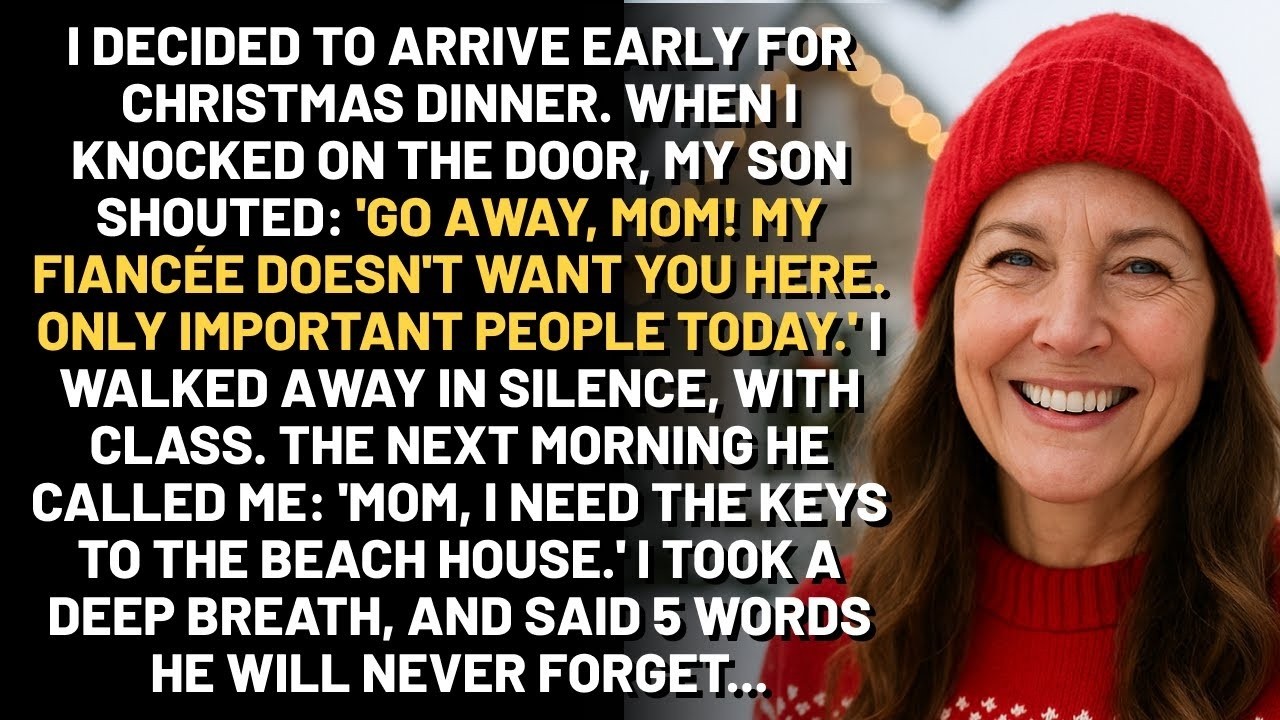 My Son Threw Me Out of Christmas for His Fiancée — But What I Said Next Changed Everything