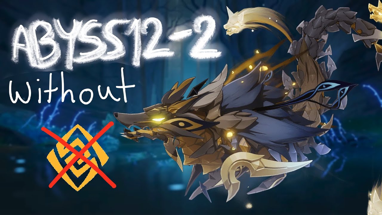 How to pass Abyss 12-2 second half without Geo character (Golden Wolflord) - Genshin impact ver 2.5