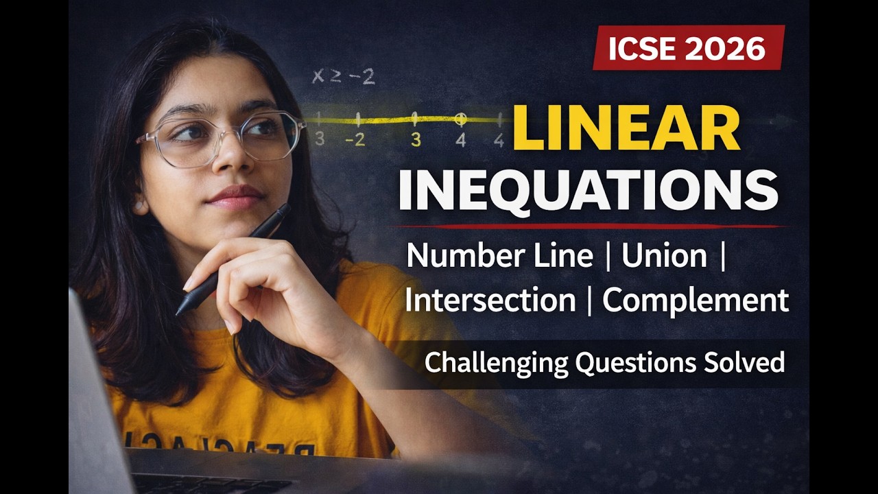 Linear Inequations | Number Line, Union, Intersection & Complement | Challenging Questions Solved