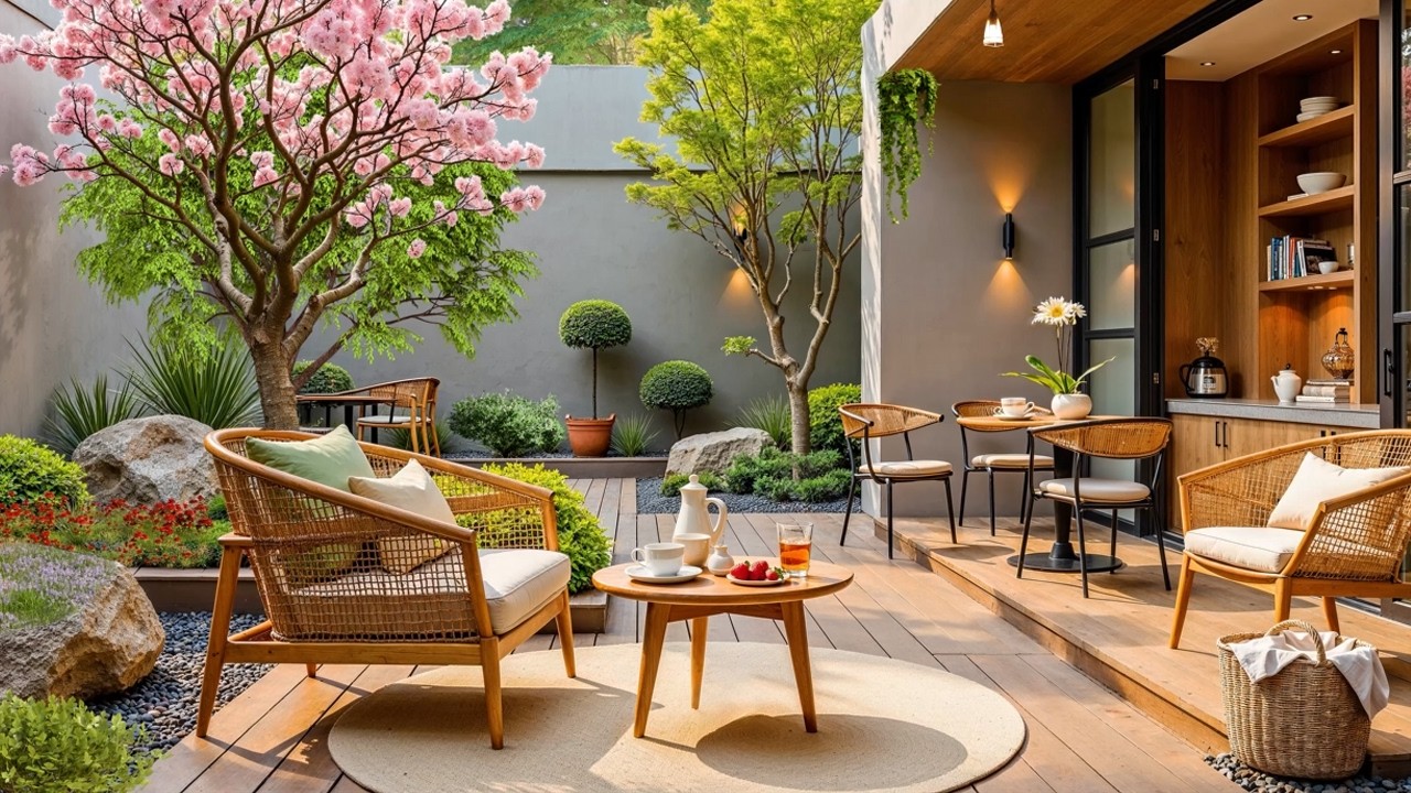 Quiet Garden Jazz Cafe - Spring Jazz and Tranquil Nature Ambience for Work, Study and Relaxation
