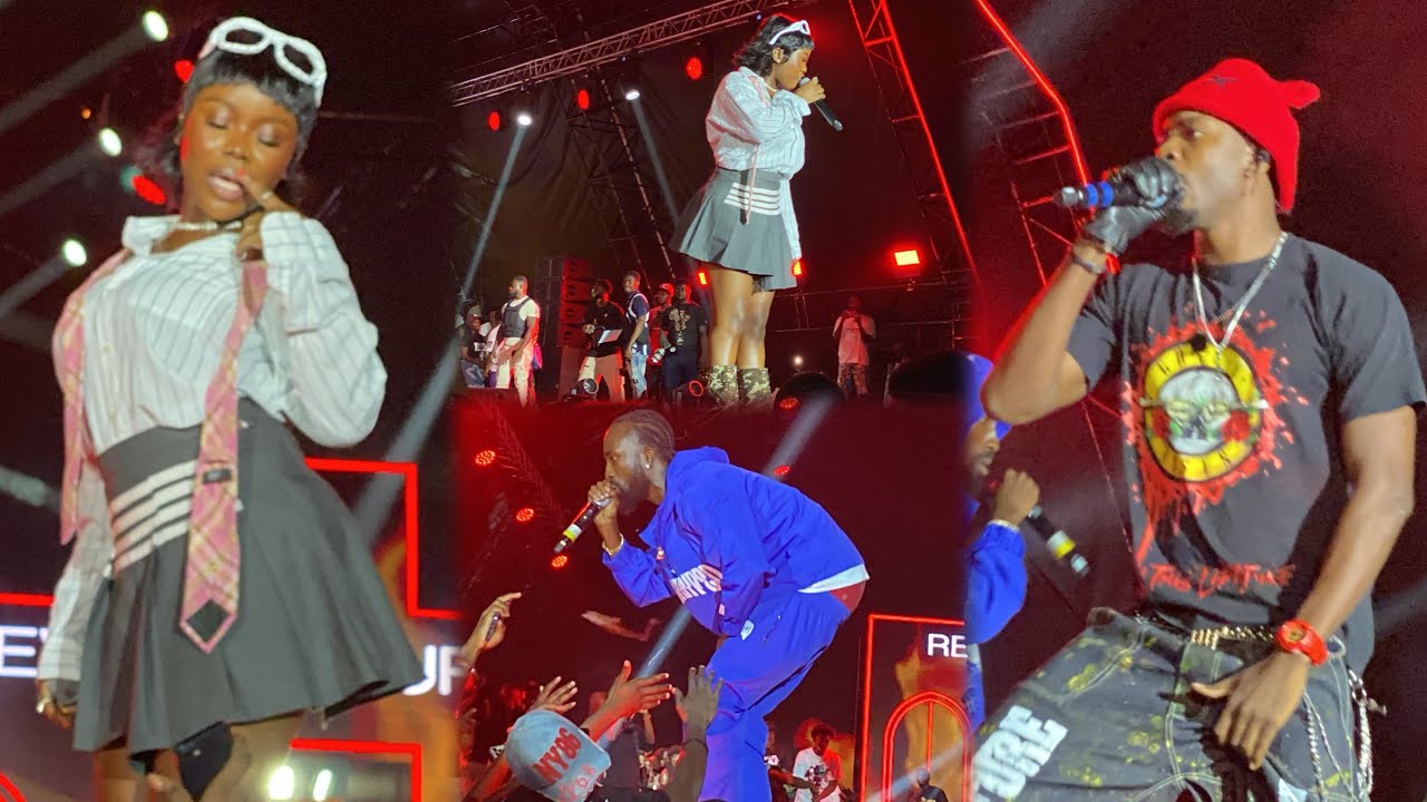 OSEIKROM SIKANII, BEEZTRAP and GYAKIE stormed Kweku Smoke revival Concert with massive performance