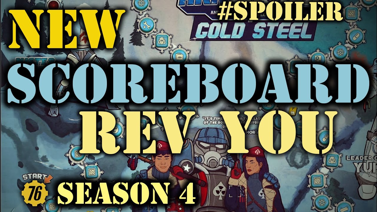 Fallout 76 - Season 4 Scoreboard Browsing. Gold Steel & Cold Toilet. #Spoiler