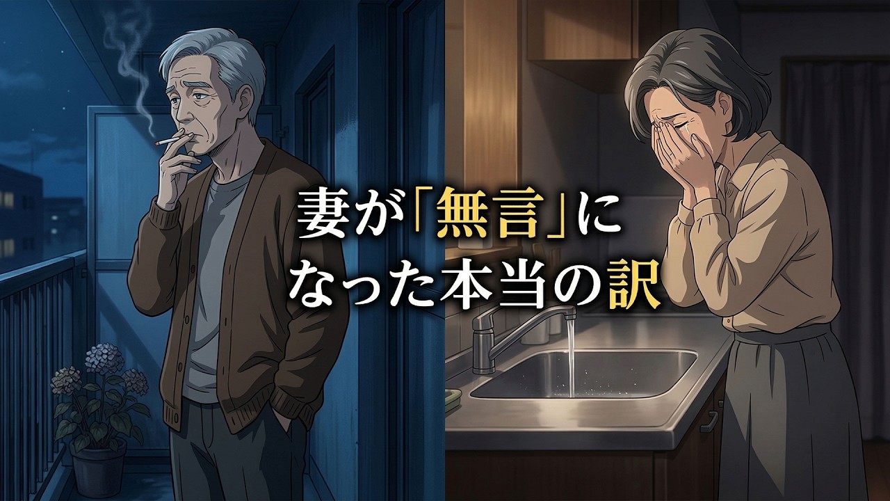 【心理学】60代男性の3人に1人がタバコをやめられない悲しすぎる理由。今すぐベランダから戻るべきワケ【スカッとする話じゃなく泣ける話】