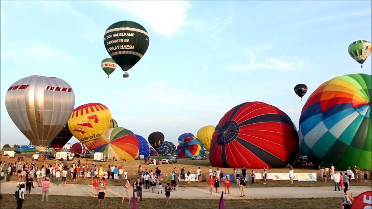 Record du monde d'envol de montgolfières LMAB 2013 - Juillet 2013