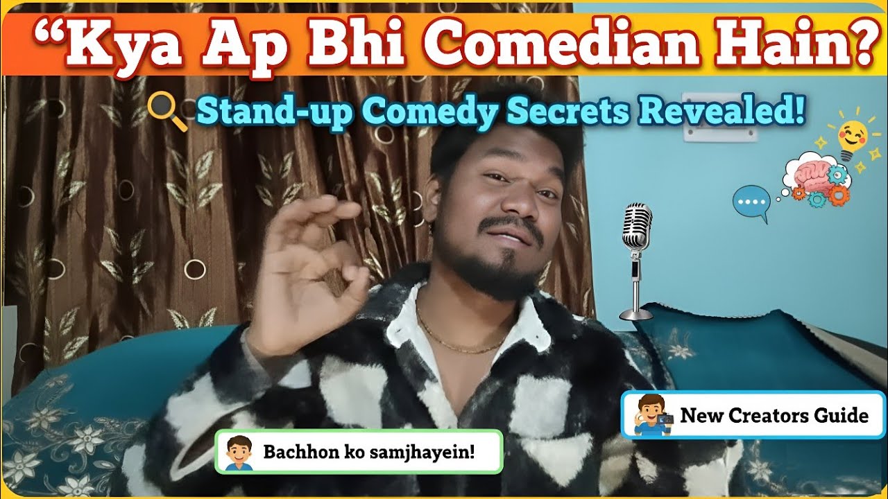 Kya Aap Bhi Comedian Ban Sakte Hain? 🧐 Stand-up Comedy Secrets Revealed!