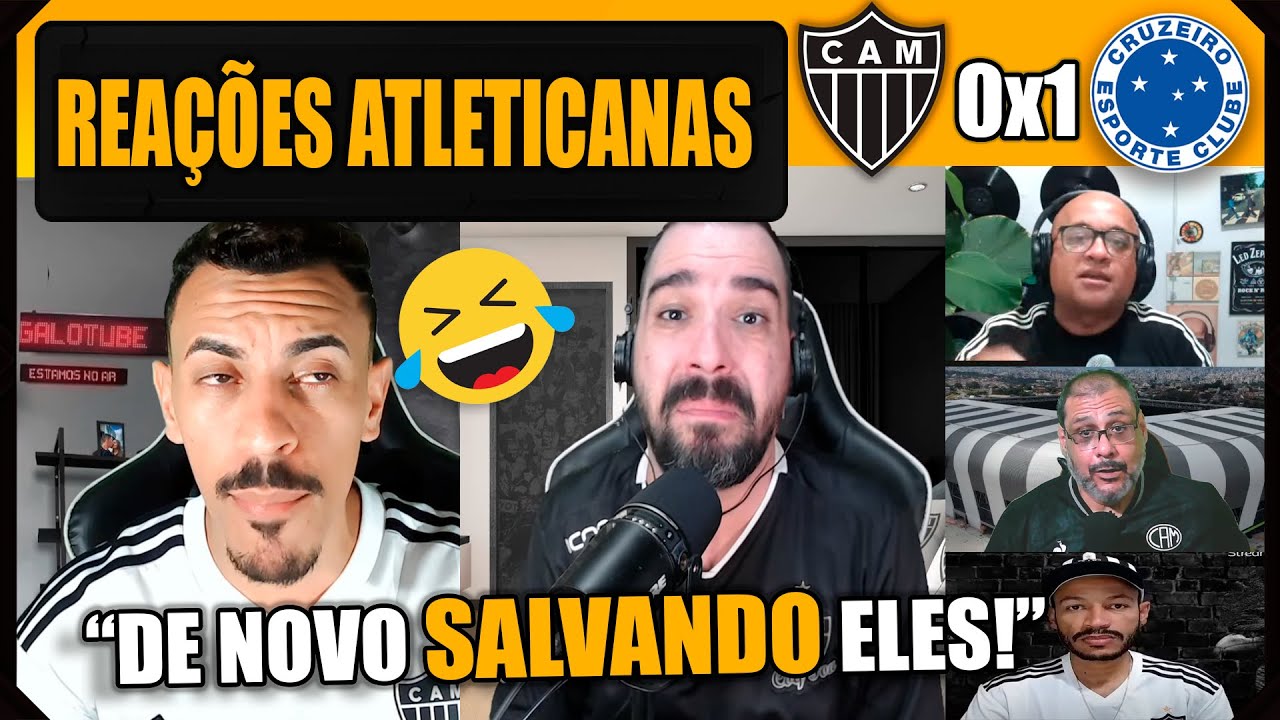 REAÇÕES DOS ATLETICANOS - ATLÉTICO MG 0x1 CRUZEIRO - VAMOS RIR DO GALO!