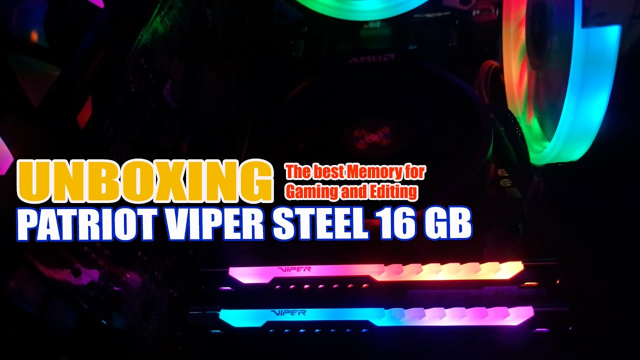 Unboxing Patriot Viper Steel RGB 16GB