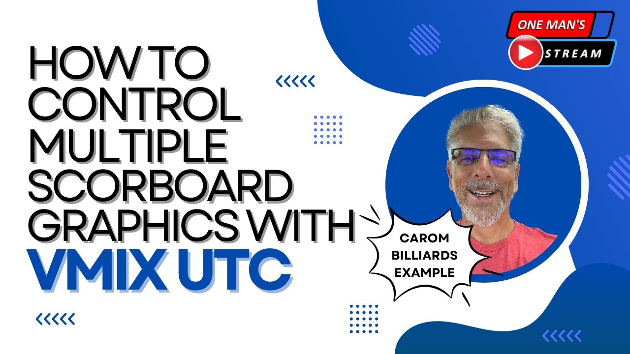 Controlling Multiple Scoreboard Graphics With vMix UTC | One Man's Stream Q&A EP 82 | vMix & vMixUTC