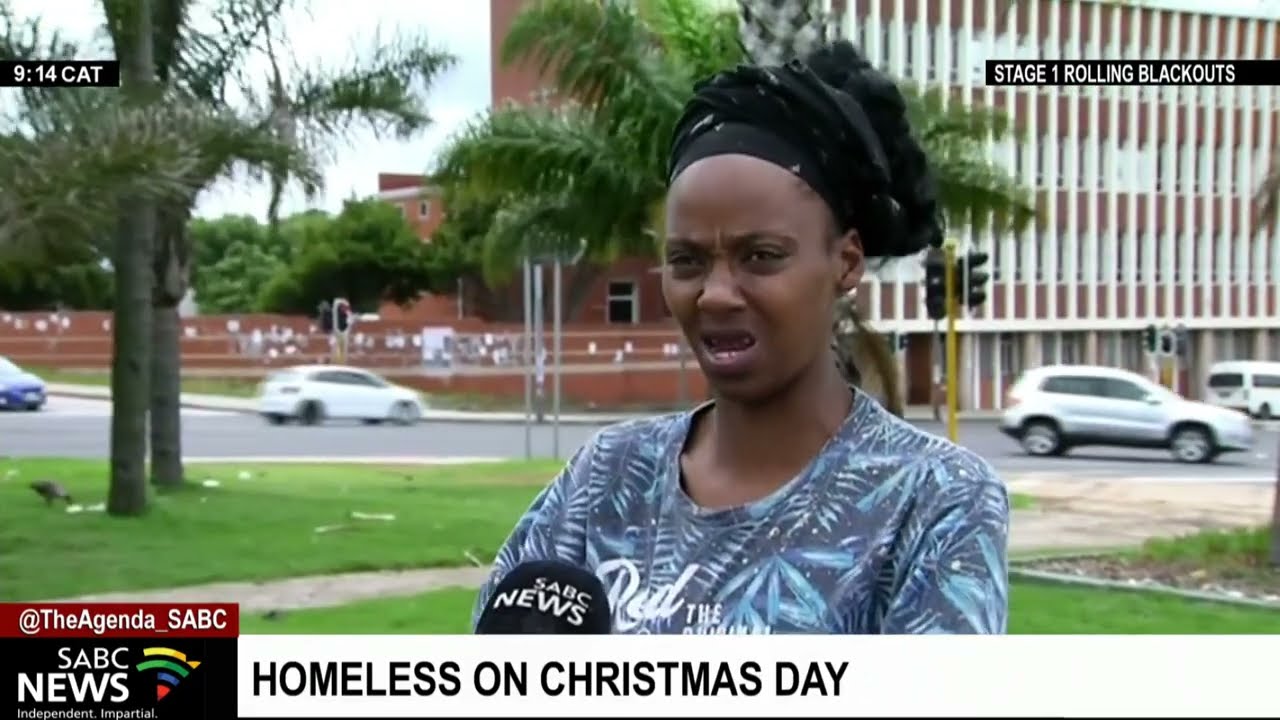 How the homeless in Gqeberha spent Christmas Day
