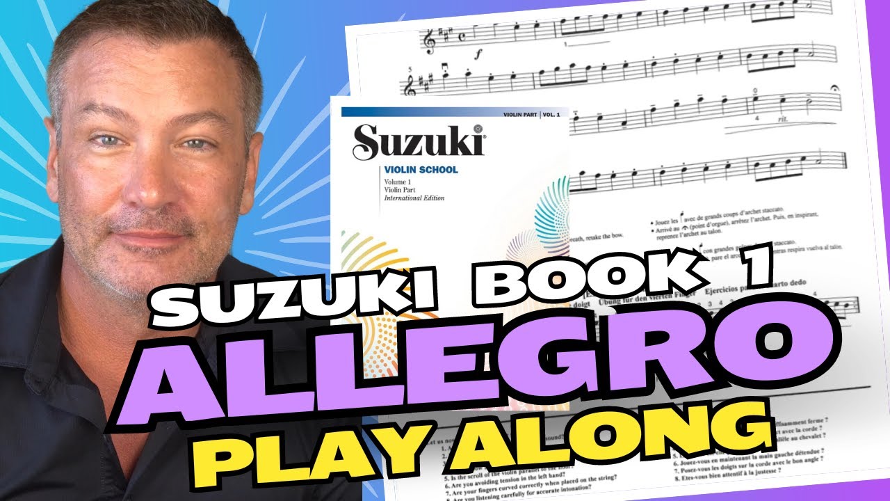 Suzuki Book 1 — Allegro (Violin Play Along & Lesson)