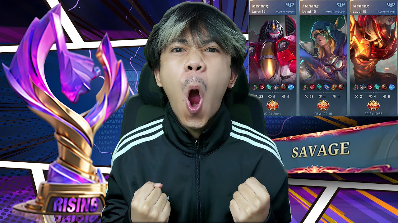 SPAM ALDOUS DI MLBB RISING OPEN TINGKAT PROVINSI BERUJUNG SAVAGE - Mobile legends
