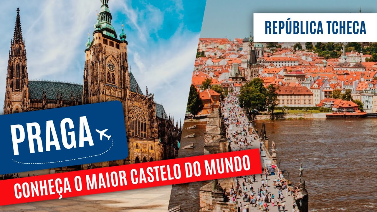 A Ponte Carlos e o Castelo de PRAGA na República Tcheca