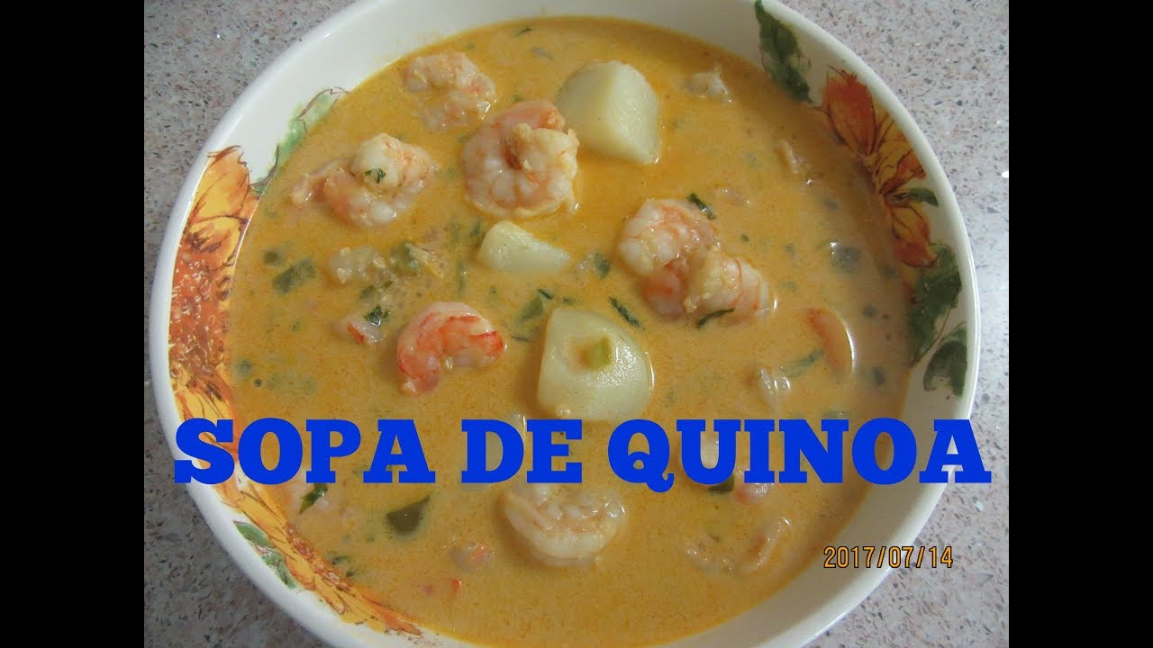 SOPA DE QUINOA ECUATORIANA