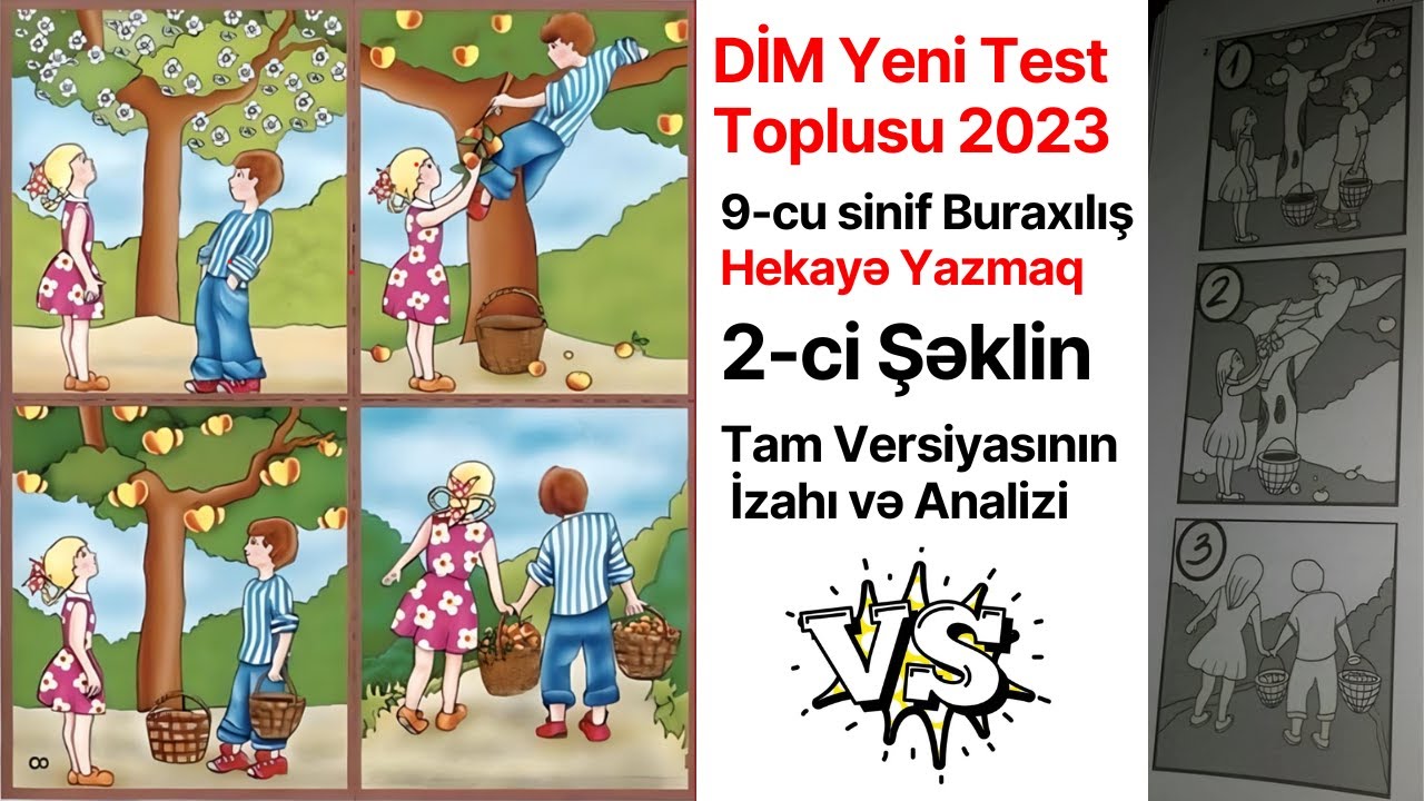 DİM YENİ TEST TOPLUSU 2023 İNGİLİS DİLİ | Hekayə Yazmaq | 2-ci Şəkil İzahı və Analizi | Buraxılış 9