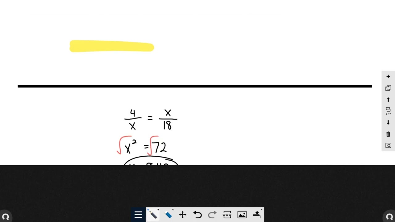 Proportions in Triangles Right, Angle Bisector, Side Splitter