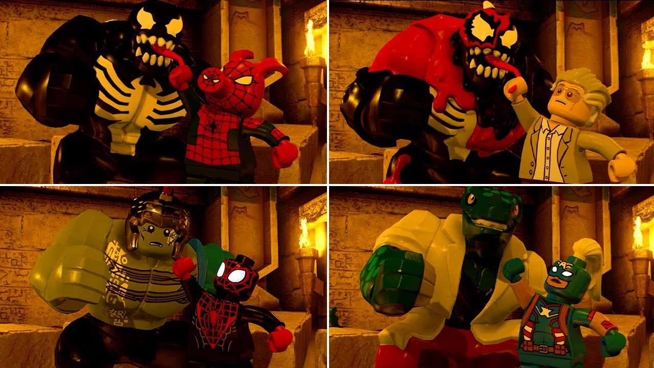 Все персонажи Мстителей и Большой Фиги Халк Смэш в роликах LEGO Marvel Super Heroes 2
