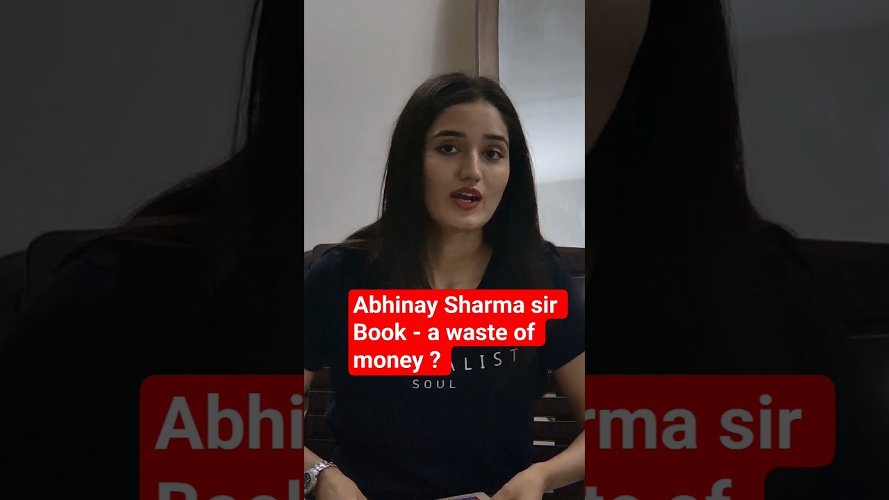 Abhinay Sharma sir ki book - Overhyped ? #shorts