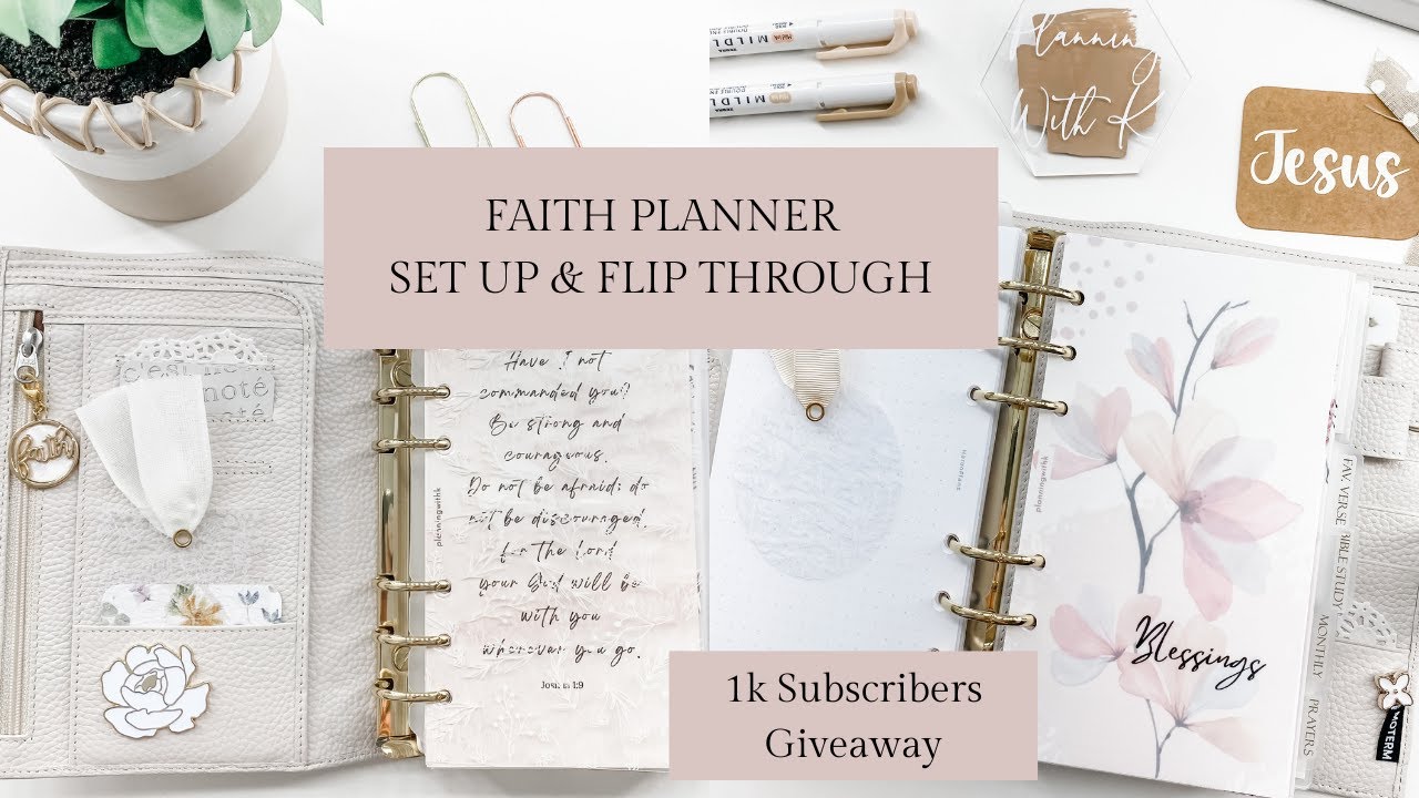 Personal Ring Planner Set Up and Flip Through | Faith Planner