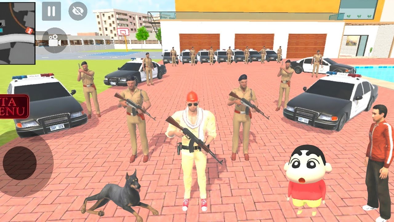 Jack Become Police Officer in Indian Theft Auto Simulator Game 