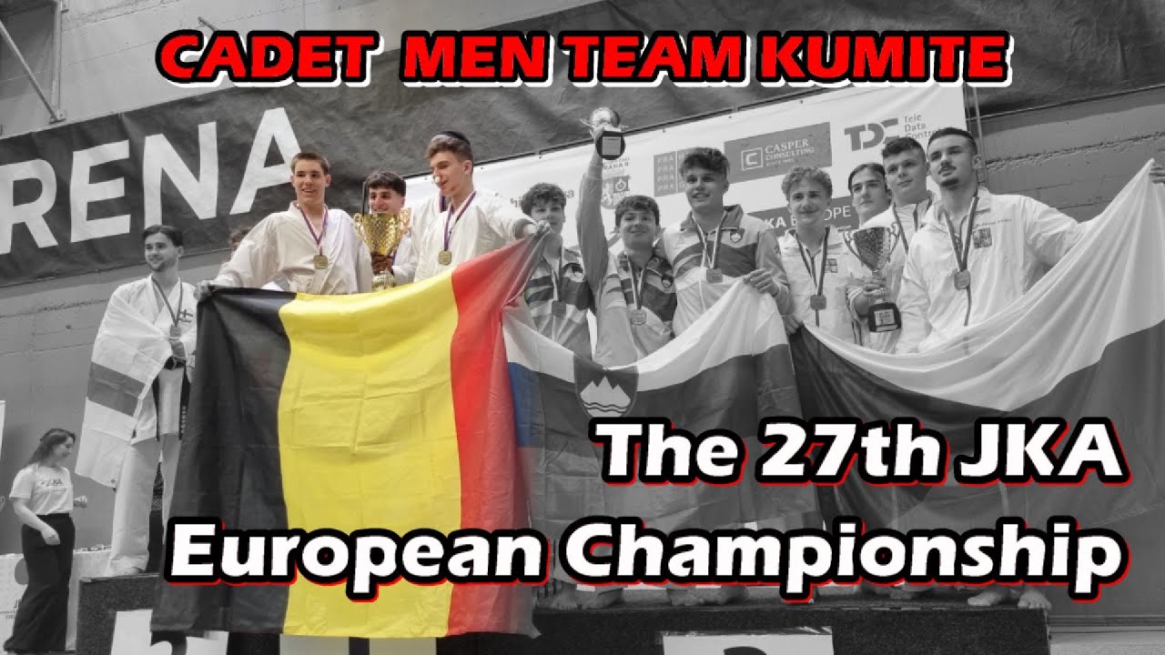 The 27th JKA European Championship - Cadet Men Team Kumite Finals