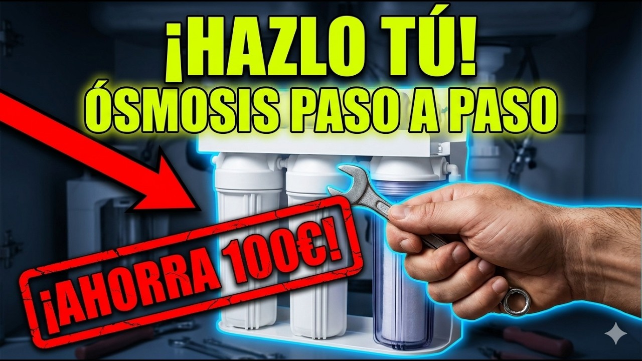 NO LLAMES al técnico: Cambia tú mismo los filtros de Ósmosis 💰🚫