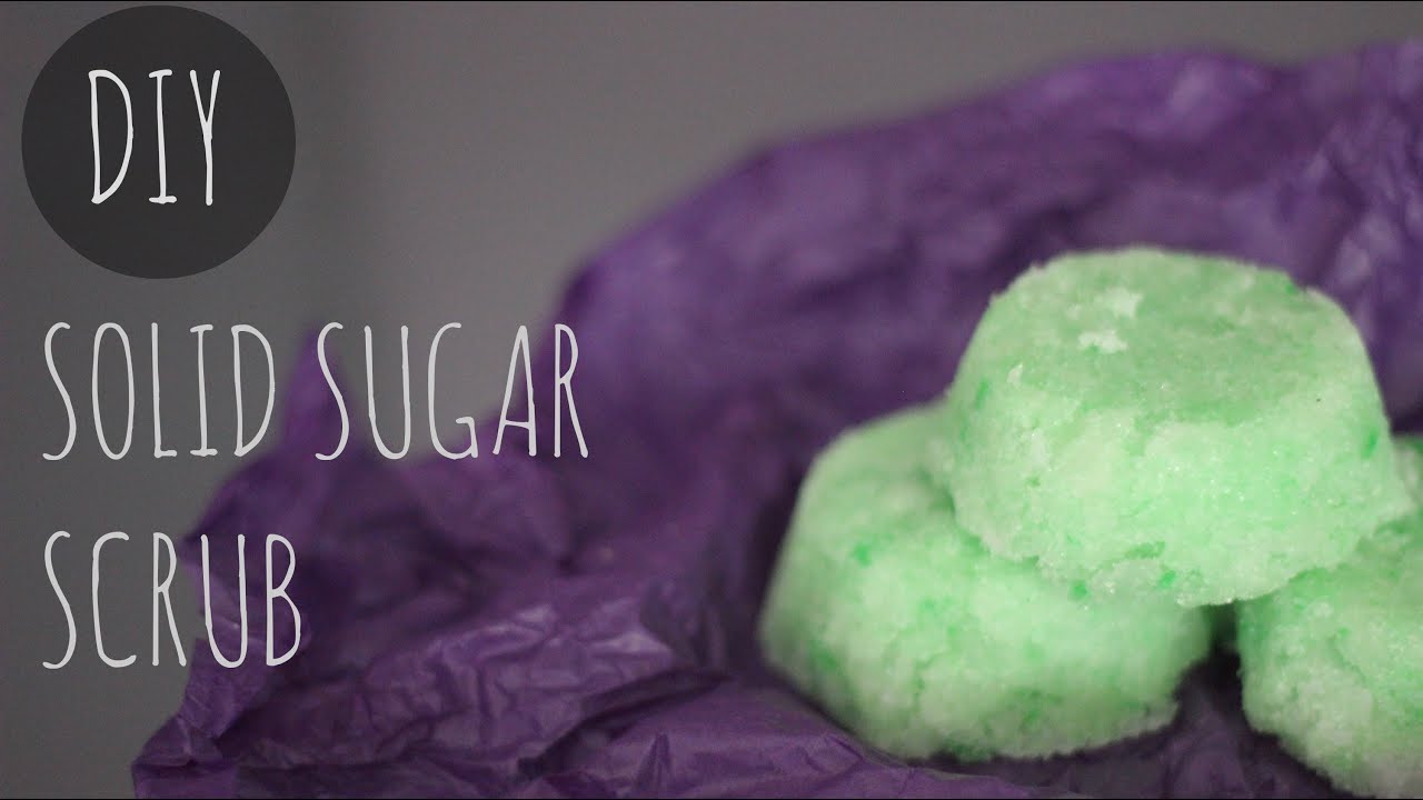 DIY Solid Sugar Scrub |Lush Hack|