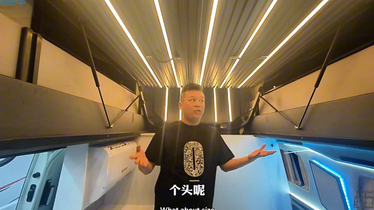 能上班代步的4层硬升顶房车，车长仅5米，车高仅2米17，关键便宜