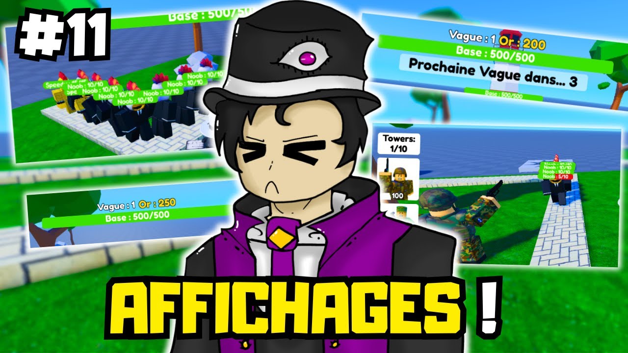 AFFICHAGES - Comment faire un TOWER DEFENSE sur ROBLOX ? [TUTO] #11
